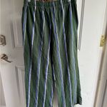 Urban Outfitters  Green Striped Joggers Photo 3