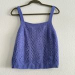 Lilly Pulitzer Zabrina Sweater Tank Top Size M Blue Photo 3