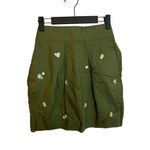 J.Crew  Floral Embroidered Belted Mini Skirt Photo 0