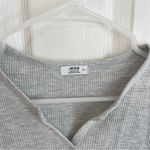 Ardene Waffle Knit Notch Neck Tee Short Sleeve Size L Photo 1