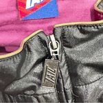 Vintage 90s TAIL Black Multicolor Jewel Toned Lined Windbreaker Bomber Jacket Multiple Size XL Photo 2