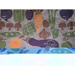 Large Trader Joe's Reusable Jute Burlap Tote Bag Eggplant Vegetable 17x13.5x9 Photo 2