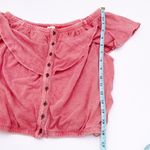 Free People  We the Free Love Letter Off the Shoulder Flouncy Tube Top Size XS Photo 9