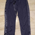 PJ Harlow‎ Dena Ribbed Jogger Pant with Satin Drawstring XS Black Photo 0