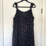 City Chic  Black Floral Ruffle Tiered Maxi Dress Plus Size XL 22 Feminine Garden Photo 1