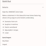 Saylor  Archer Striped Sequin Maxi Dress Photo 7