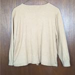 Soft Surroundings  Woman’s Yellow Lightweight Tie-Front Cardigan Sweater Photo 2