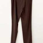 Eileen Fisher Brown High Rise Straight Leg Dress Pants | Medium Photo 7