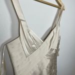 BCBGMAXAZRIA NWOT BCBG MaxAzria Satin Banded Mitzi Dress in Rose Whisper Ivory Size 10 Photo 2