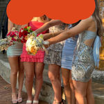 B Darlin Blue sequin homecoming dress Photo 6