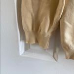 Cynthia Steffe Cynthia Steefe Tan Short Ruffle Cardigan Sweater Photo 4