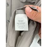 Equipment Women's Silk Collared Long Sleeve Button Up Shirt Gray Size XS Photo 3