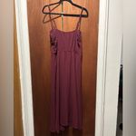 Lila Rose NWT Lily Rose Elegant Wine Midi Dress Photo 5