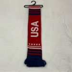 USA America Soccer Logo Eclipse Red Winter Country Acrylic Scarf Scarve Unisex Photo 2