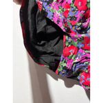 Maggy London Vintage Womens Floral Puff Sleeve Button Front Blouse Size 14 Photo 6