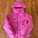 Pink Lily Puffer Jacket Photo 0