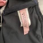 Juicy Couture Beach Royalty Strapless Black Ruched Velvet/Velour One Piece Photo 2