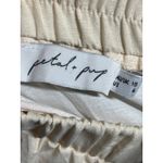 Petal + Pup White Linen Tie Dye Elastic Waist Tiered Midi A Photo 3