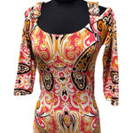 Boston Proper  off the shoulder floral stretch top size S Photo 0