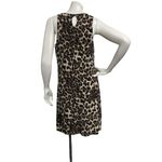 INC  Womens Small brown sand Leopard Halter Keyhole soft casual Party Dress Photo 4
