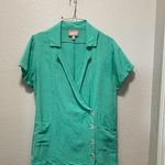 Show Me Your Mumu  Teal Collared Top Photo 1