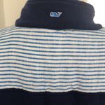 Vineyard Vines Navy Zip Up Pullover Sweatshirt Photo 6