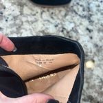 Jack Rogers NEW  Izzie Black Suede Leather Block Heel‎ Ankle Booties H591 7.5 Photo 4