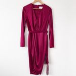 Altuzarra for Target Tassel Wrap Dress in Red Wine Photo 1