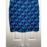 Marc by Marc Jacobs Marc Jacobs Etta Print Pencil Skirt Blue Green Circles Abstract Size 4 Photo 3