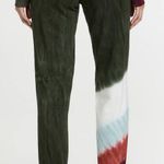 P.J. Salvage Womens Mountain Bound Pajama Pants Tie Dye Jogger Olive Green XS Photo 1