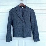 J.Crew Blazer Wool Blend Size 4 Thandie Gray Double Breasted Cotton Photo 0