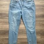 Good American  Blue Skinny Jeans 18  with Light Wash Good Legs High Rise Photo 0