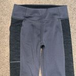 Title Nine Crash Polartec Fleece Lined Tights Colorblock Gray Black XS Photo 2