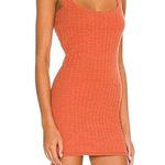 Free People  burnt orange beach seersucker dress Size Medium Photo 0