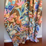 J. McLaughlin  Rebekka Floral Print Wide Leg‎ Jumpsuit Size XL Tropical NWT Photo 3
