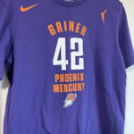 Nike Phoenix Mercury Griner 42 WNBA Shirt M Purple Graphic Basketball Dri Photo 0