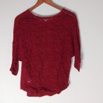 A'Gaci  M/L Cowgirl Hello Yall Boots Red White Lace Back Top Photo 4