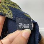 Tolani  Romance Blooms Floral Embroidered Cotton Short Kimono Navy/Pink S/M Photo 10