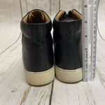 Frye  Lena Zip Up Black Leather High Top Sneaker Photo 3