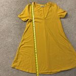 ZARA Good condition Trafaluc v-neck short sleeve gold swing dress size small Photo 5