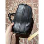 Coach Vintage Black  Soho Waverly Glovetanned Leather Tote Purse Made In USA Photo 11