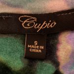 cupio Floral Print Long Sleeve Scoop Neck Stretch Pullover Mini Dress Size Small Photo 5