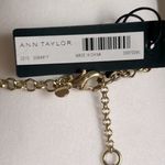 Ann Taylor New Floral Disc Gold Tone Chain 16”Fine Fashion Necklace Photo 3