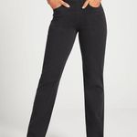 Betabrand Women’s Signature Mid-Rise Straight Leg Jeans in Black Size XXLP Photo 1