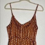 Glamaker Polka Dot Brown Wrap Dress Size L Size L Photo 8