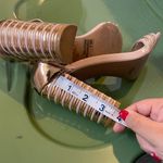 Charlotte Russe Gold Metallic Heels Photo 5