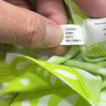 Lane Bryant  NWT Vibrant Lime Green and White One Shoulder Ruffled Top Size 22/24 Photo 7