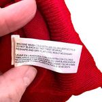 Carolyn Taylor Woman Cardigan Sweater XL Red Pearl Buttons SOFT Christmas Photo 6