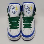Baby Phat  Y2K Women's Cat High Top Leather Sneakers Size 8 White Blue Yellow Photo 4