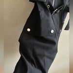 Current Mood Black Belted & Zipped Utility Dress S Photo 11